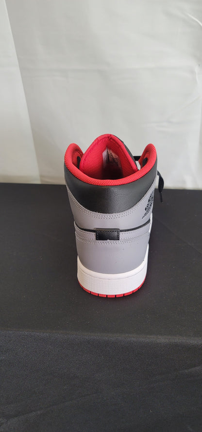 Air Jordan 1 Mid "Black/Fire Red/Cement Grey"