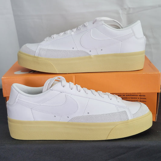 Women's Nike Blazer Platform Low "White Lemon Wash" - DJ0292-109