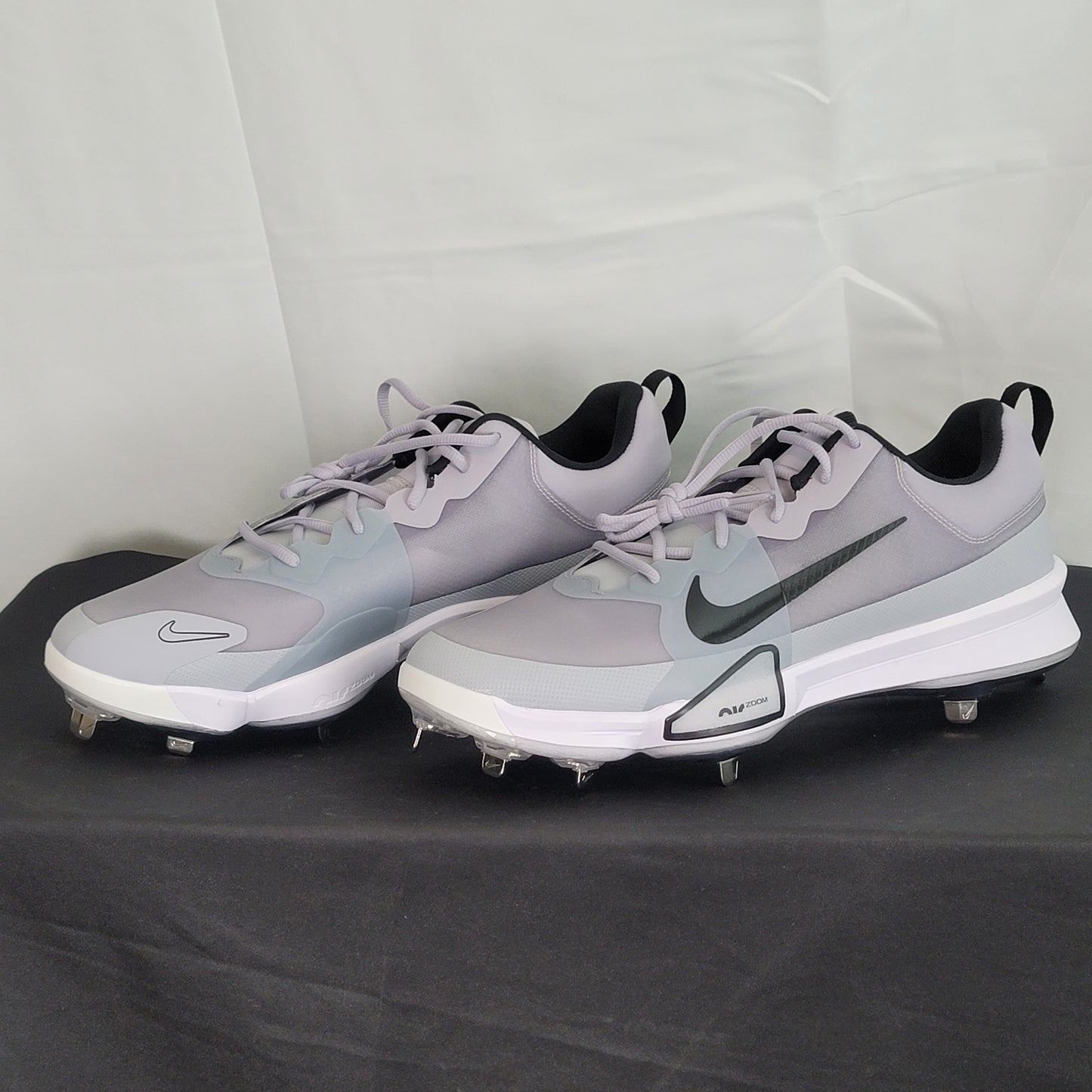 NEW - Nike Force Zoom Trout 9 Pro Baseball Cleats Gray FB2907 002