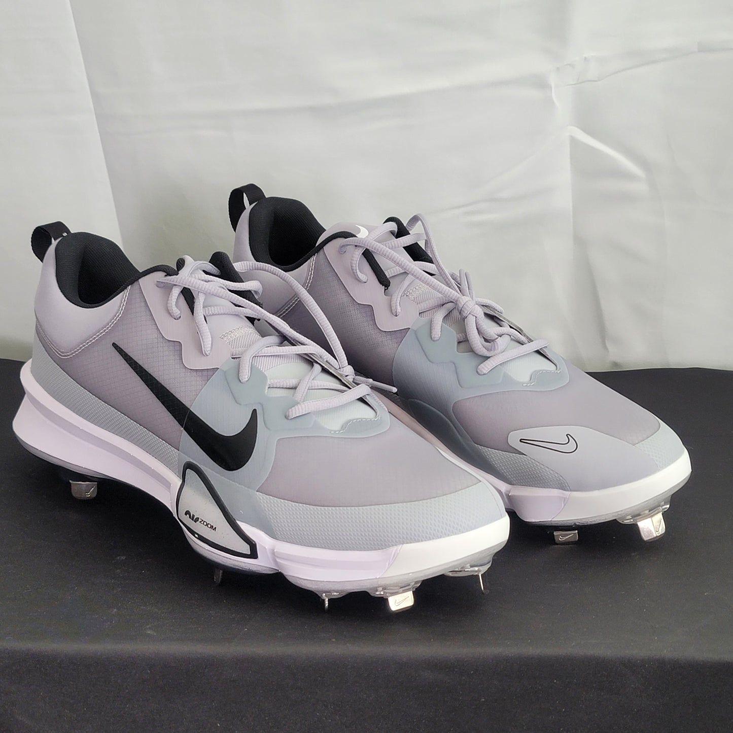 NEW - Nike Force Zoom Trout 9 Pro Baseball Cleats Gray FB2907 002